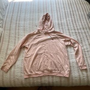 Nike Women's Light Pink Hoodie Sweater